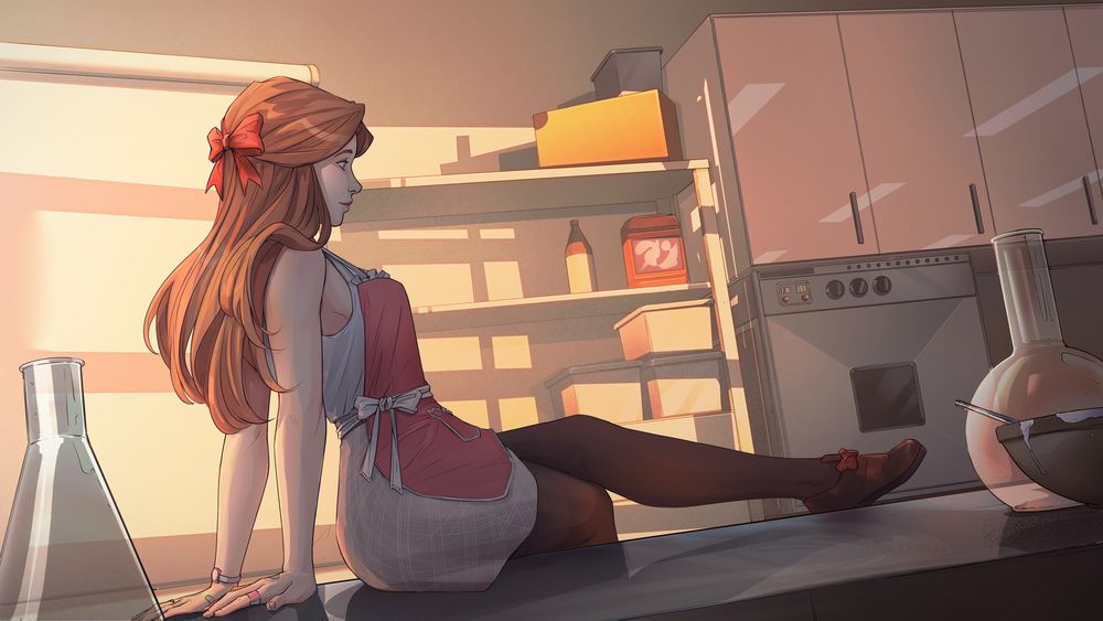 A sequence from the game Date Z