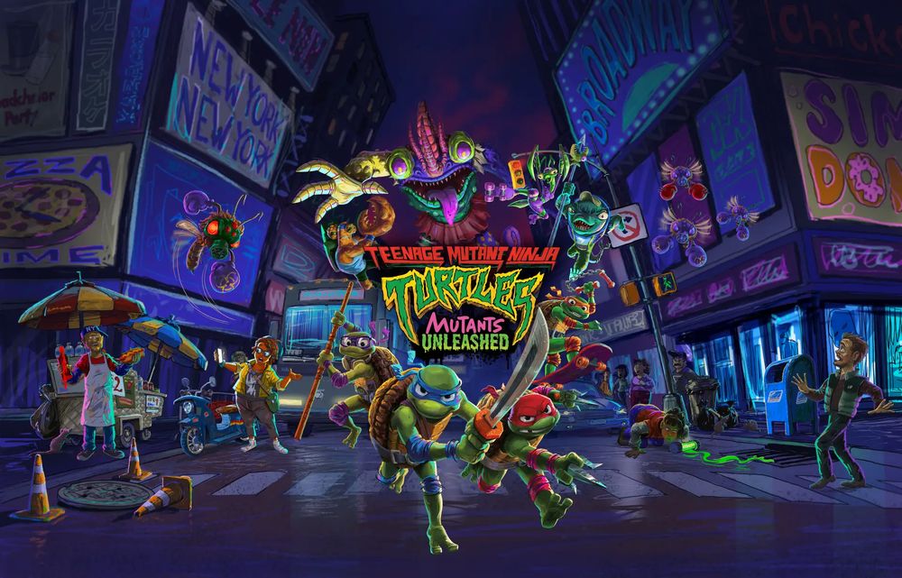 Teenage Mutant Ninja Turtles Mutants Unleashed official artwork