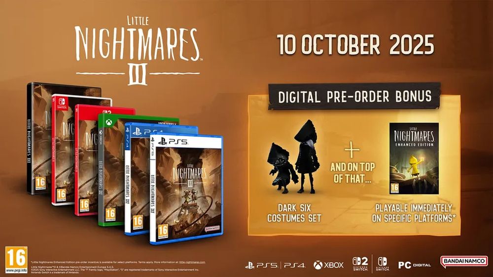 Little Nightmares III Standard Edition content