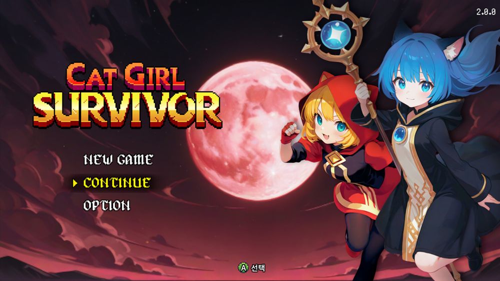 Cat Girl Survivor main menu