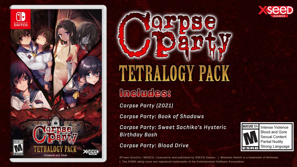 Corpse Party Tetralogy Pack content US edition