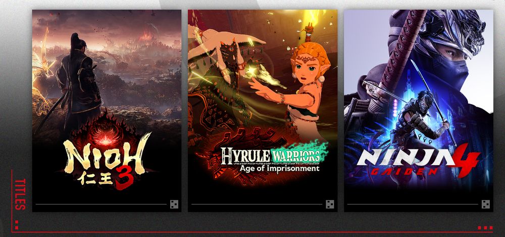 Koei Tecmo Games TGS 2025 lineup