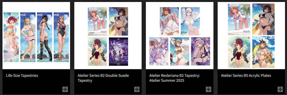 Merchandise new items Koei Tecmo Games TGS 2025