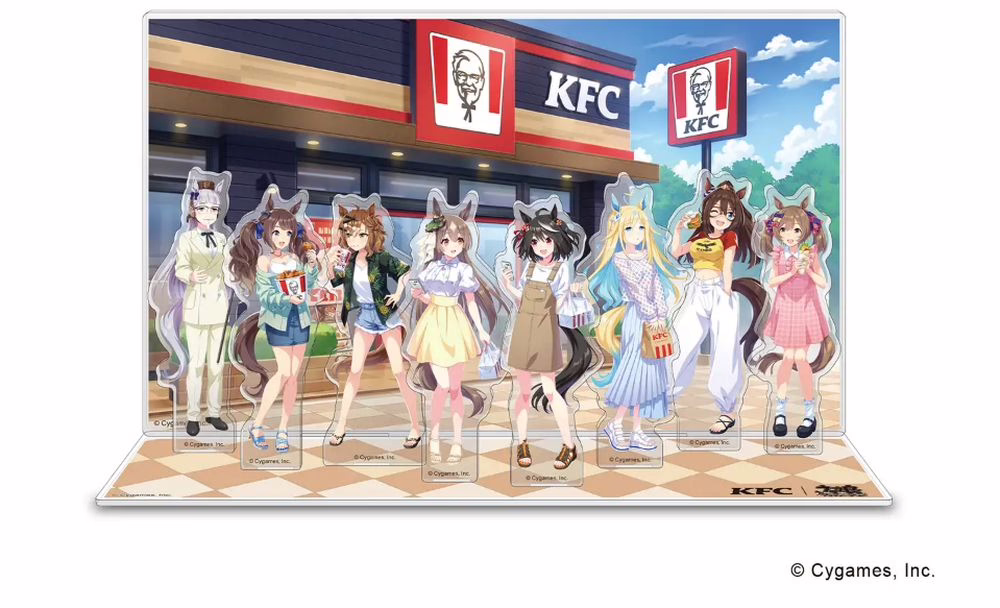 Diorama acrylic stand KFC Uma Musume 2025