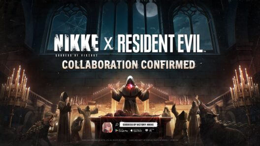 Nikke Resident Evil collaboration keyart
