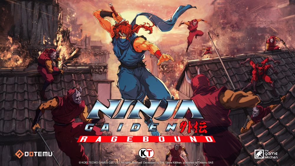 Ninja Gaiden Ragebound keyart